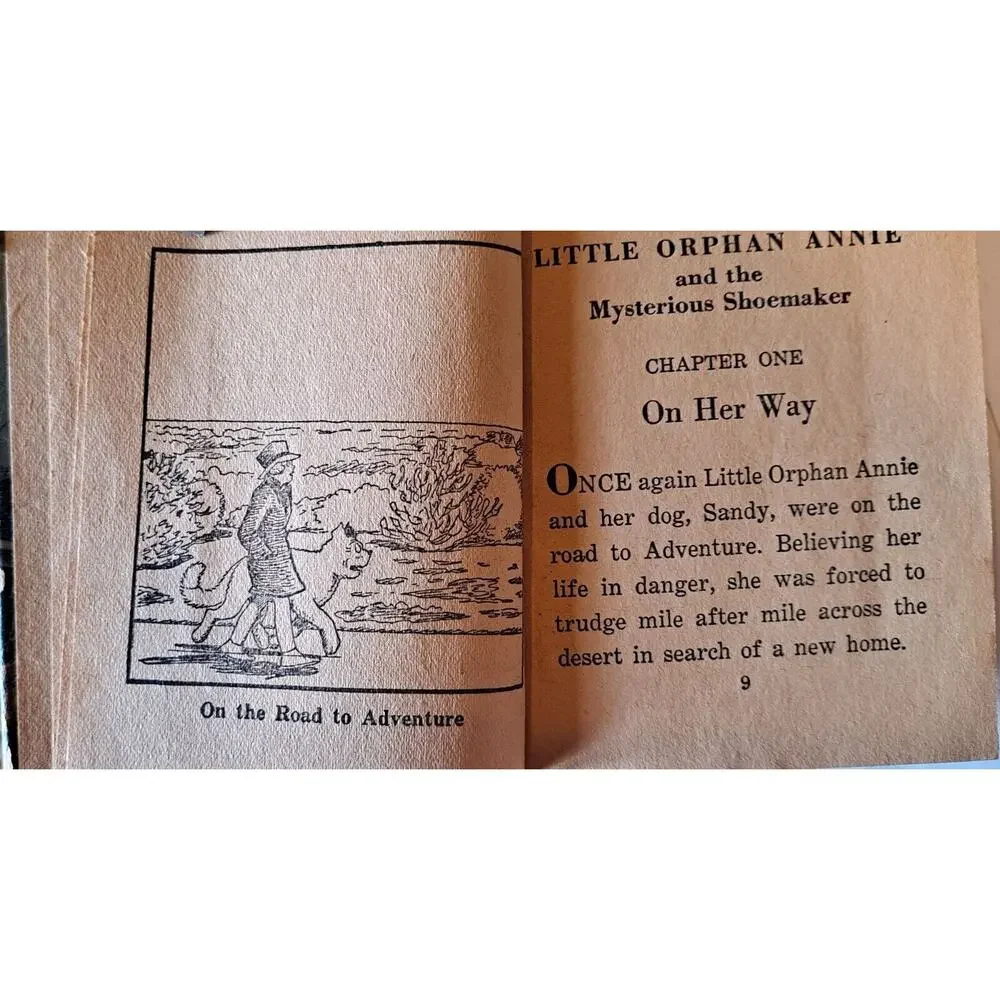 Little Orphan Annie and the Mysterious Shoemaker, by Harold Gray 1938